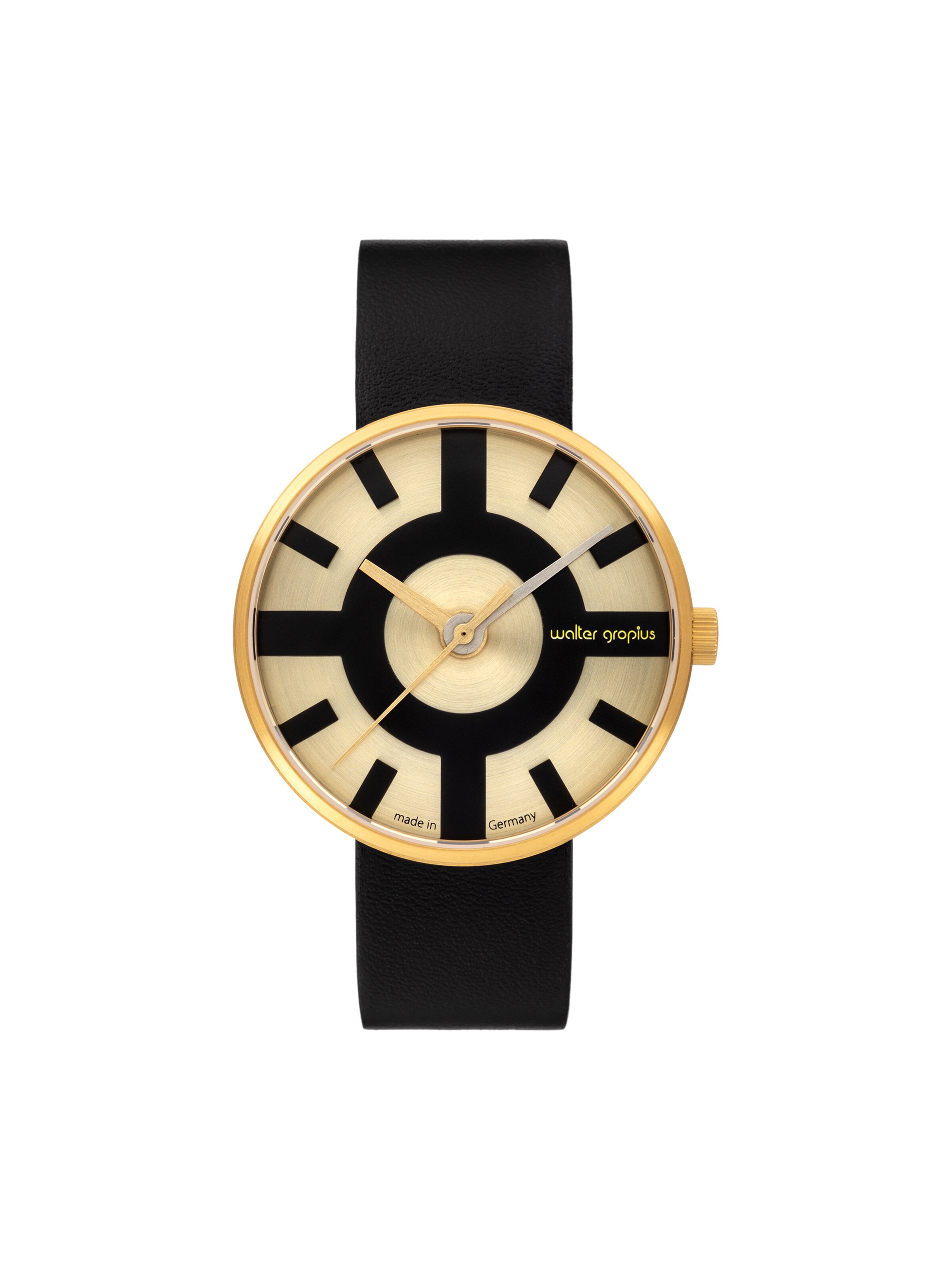 WALTER GROPIUS Часы Analog 'CROSSWAY DELUXE' в золоте
WALTER GROPIUS Часы Analog 'CROSSWAY DELUXE' в золоте