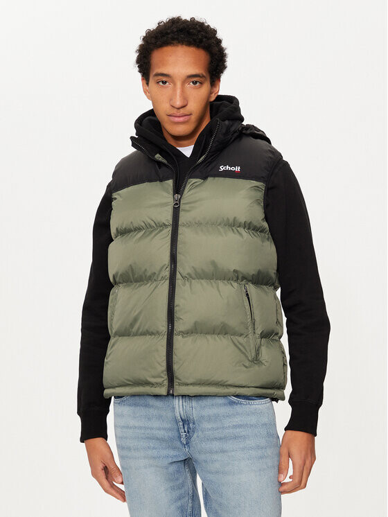 Жилет стандартного кроя Schott N.Y.C., зеленый
Жилет стандартного кроя Schott N.Y.C., зеленый