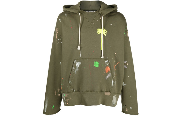 Окрашенная толстовка с капюшоном Raw Cut Palm Angels, зеленый
Окрашенная толстовка с капюшоном Raw Cut Palm Angels, зеленый