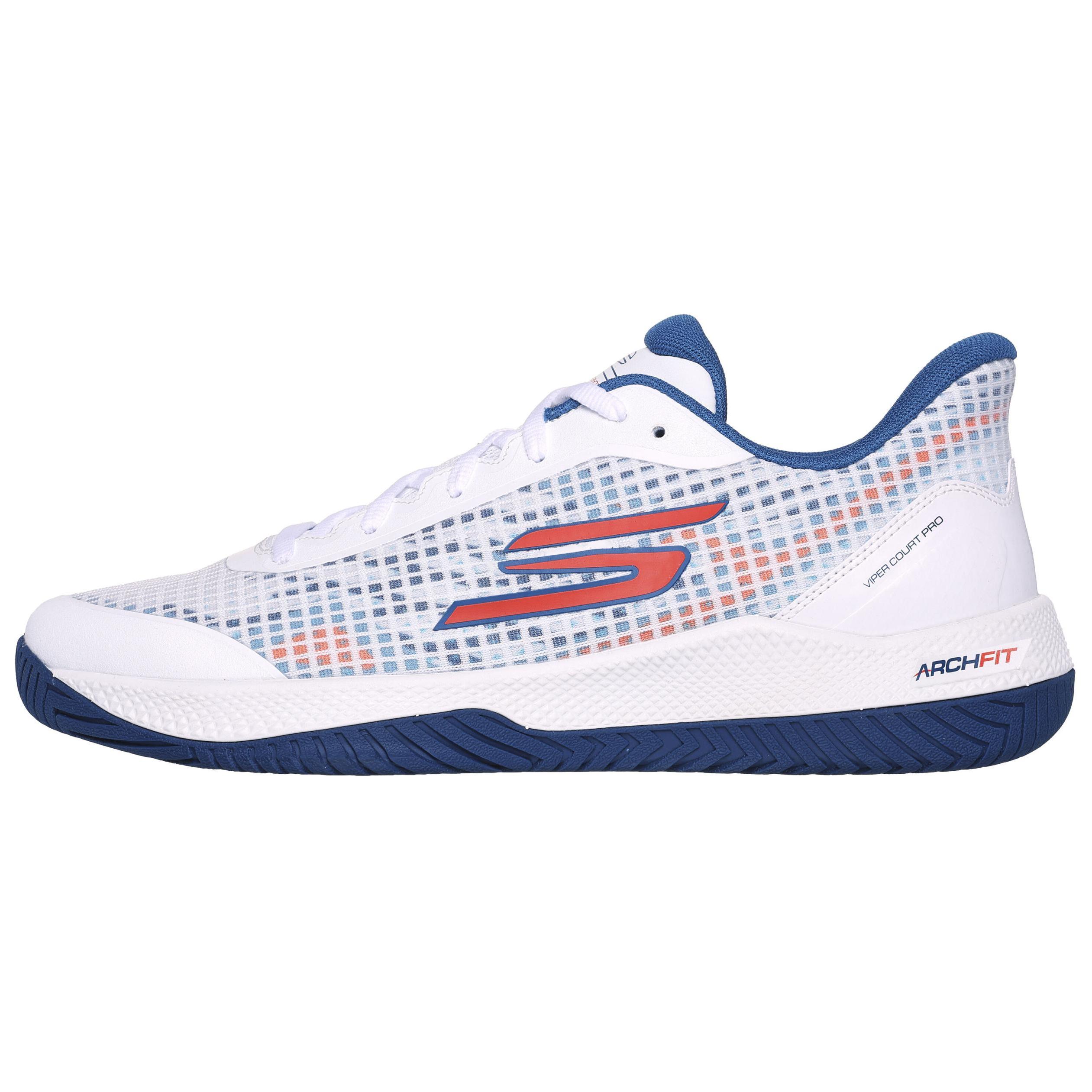 Skechers Кроссовки Viper Court Pro Low Top мужские, белые, синие
Skechers Кроссовки Viper Court Pro Low Top мужские, белые, синие