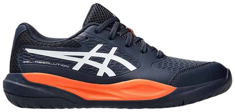 Кроссовки ASICS Gel Resolution X GS 'Midnight White', синий
Кроссовки ASICS Gel Resolution X GS 'Midnight White', синий