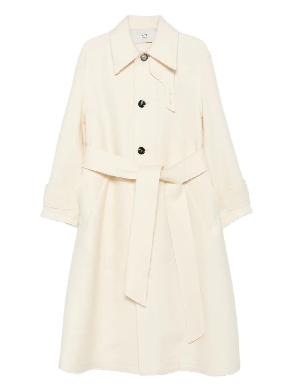 Пальто с поясом AMI Paris, нейтральный
Пальто с поясом AMI Paris, нейтральный