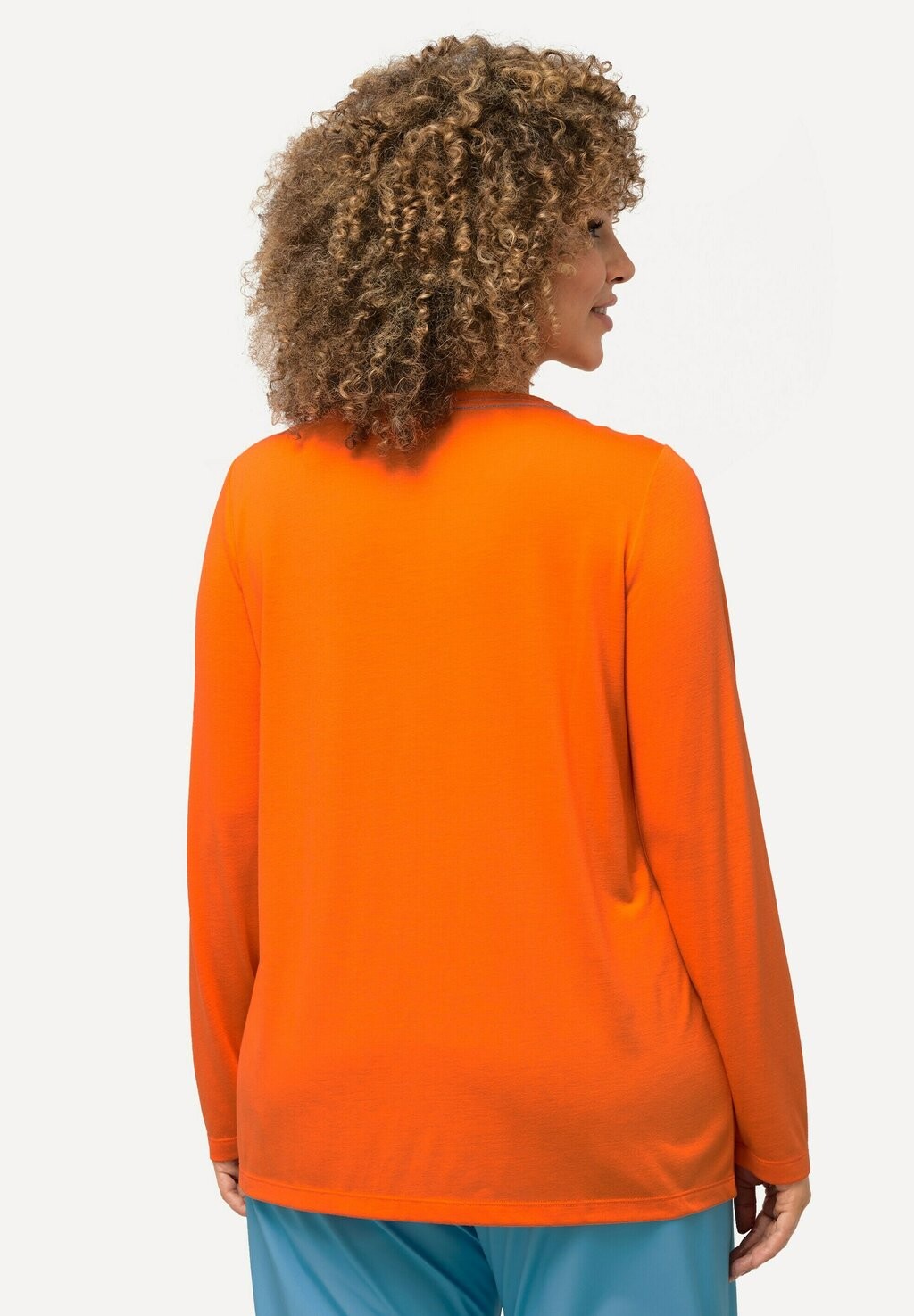 Топ с длинными рукавами Ulla Popken, оранжевый
Топ с длинными рукавами Ulla Popken, оранжевый