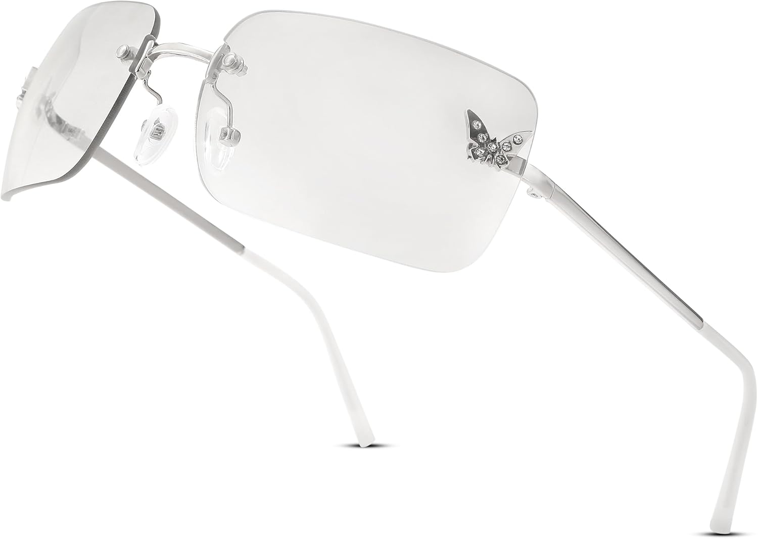 Солнцезащитные очки прямоугольной формы без оправы для женщин и мужчин, ретро-стиль, квадратные солнцезащитные очки в винтажном стиле, идеальный подарок на Рождество Revemo, C6 Silver
Солнцезащитные очки прямоугольной формы без оправы для женщин и мужчин, ретро-стиль, квадратные солнцезащитные очки в винтажном стиле, идеальный подарок на Рождество Revemo, C6 Silver