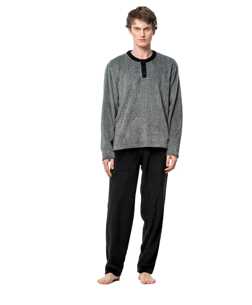 Мужская пижама из вязаной ткани с пушком SOY, серый
Мужская пижама из вязаной ткани с пушком SOY, серый
