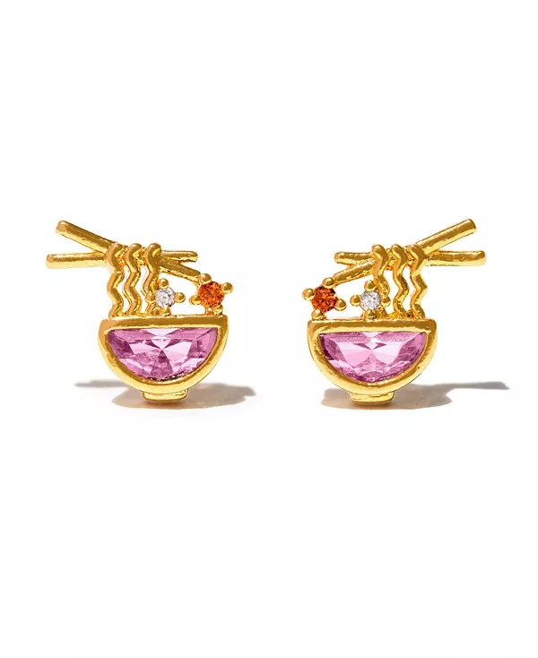 Серьги-Гвоздики с позолотой и кристаллами для лапши рамен Girls Crew, gold
Серьги-Гвоздики с позолотой и кристаллами для лапши рамен Girls Crew, gold