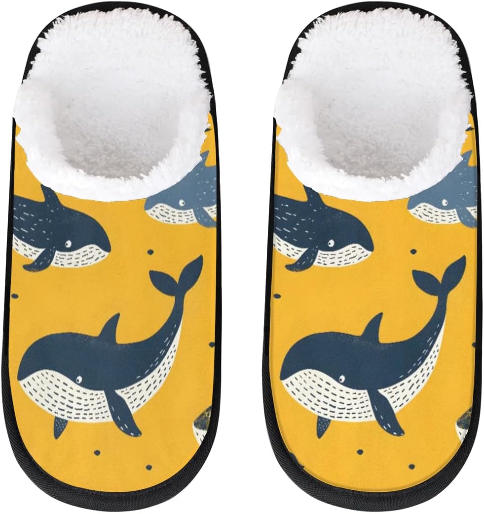 Тапочки Gublec для женщин и мужчин, уютные с нескользящей подошвой, для дома, теплые плюшевые тапочки для дома, спальни и путешествий, Whales
Тапочки Gublec для женщин и мужчин, уютные с нескользящей подошвой, для дома, теплые плюшевые тапочки для дома, спальни и путешествий, Whales