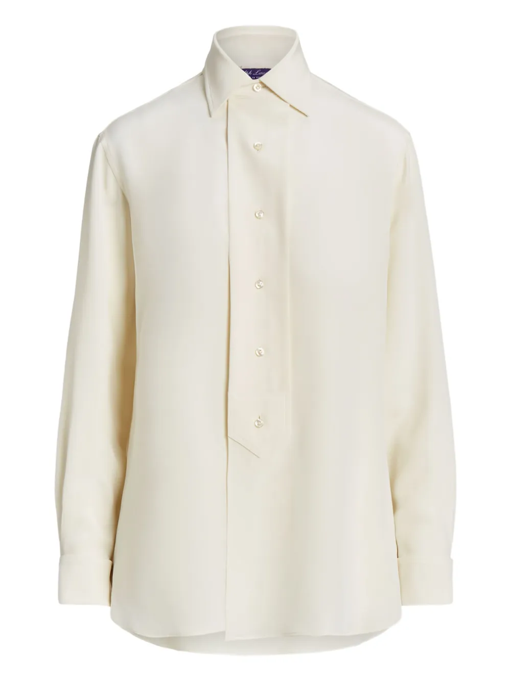 Шёлковый топ на пуговицах Ralph Lauren Collection, кремовый
Шёлковый топ на пуговицах Ralph Lauren Collection, кремовый