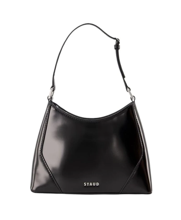 Кожаная сумка через плечо Staud, черный
Кожаная сумка через плечо Staud, черный