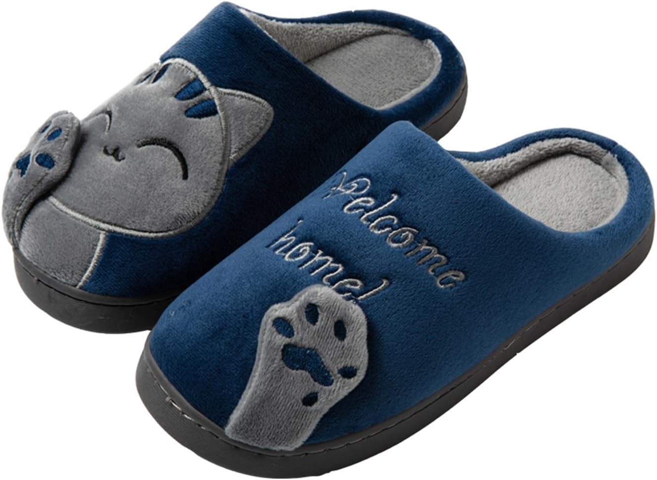Домашние тапочки с кошками для женщин и мужчин, зимние, для дома и улицы, плюшевые, пушистые, уютные, с теплой подошвой из пены с эффектом памяти, для спальни, сада, дома, для пары Wiretran, темно-синий
Домашние тапочки с кошками для женщин и мужчин, зимние, для дома и улицы, плюшевые, пушистые, уютные, с теплой подошвой из пены с эффектом памяти, для спальни, сада, дома, для пары Wiretran, темно-синий