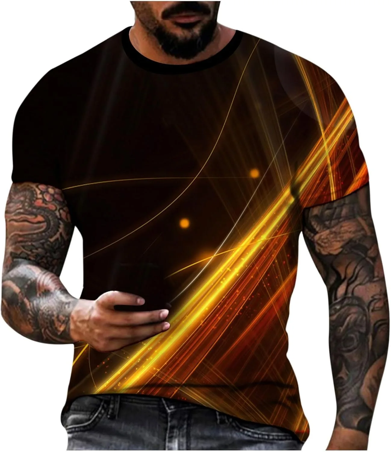 Футболка с 3D-принтом, летняя, slim fit Zeiyignr
Футболка с 3D-принтом, летняя, slim fit Zeiyignr