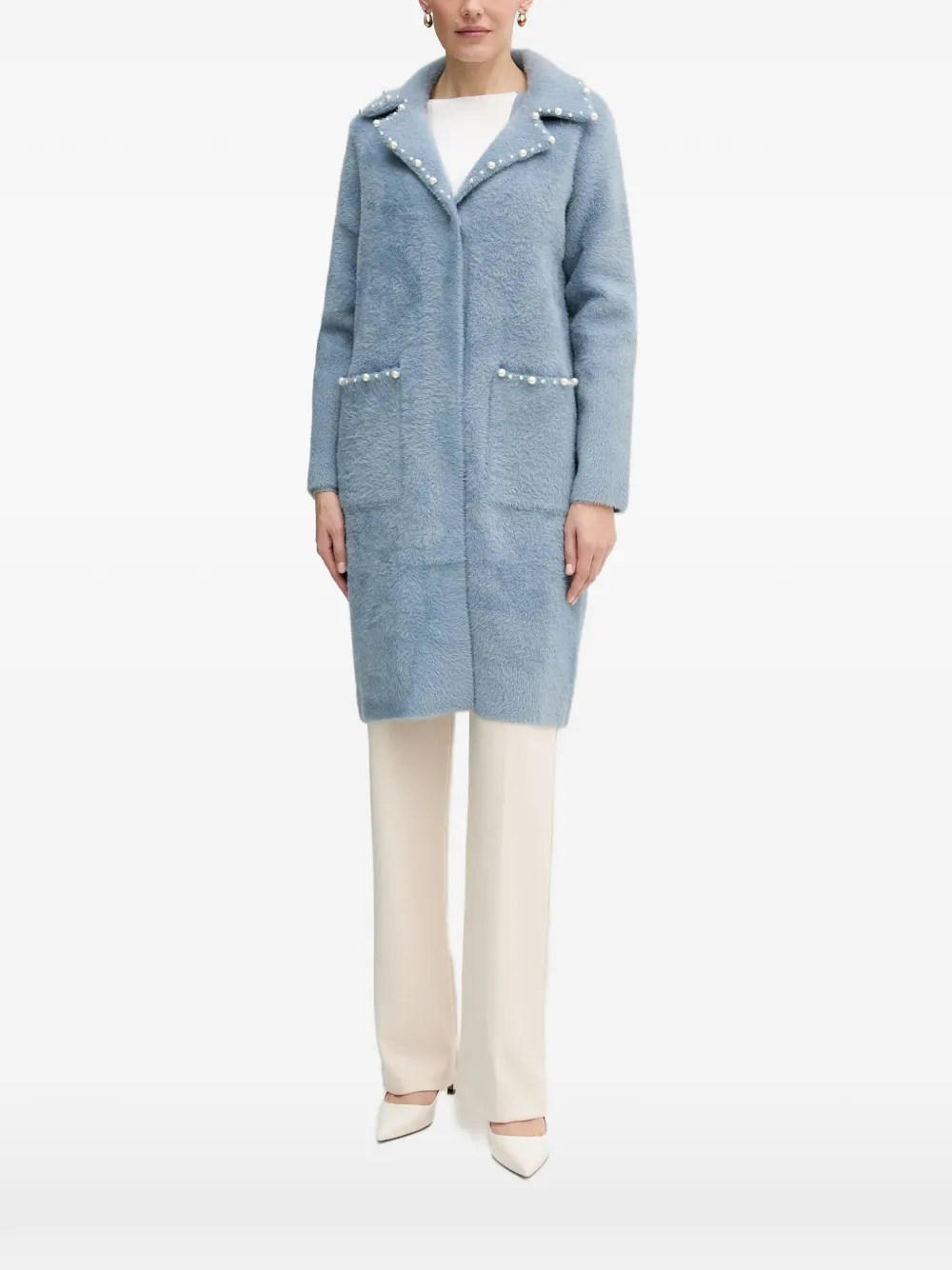 Пальто, украшенное жемчугом Joseph Ribkoff, синий
Пальто, украшенное жемчугом Joseph Ribkoff, синий