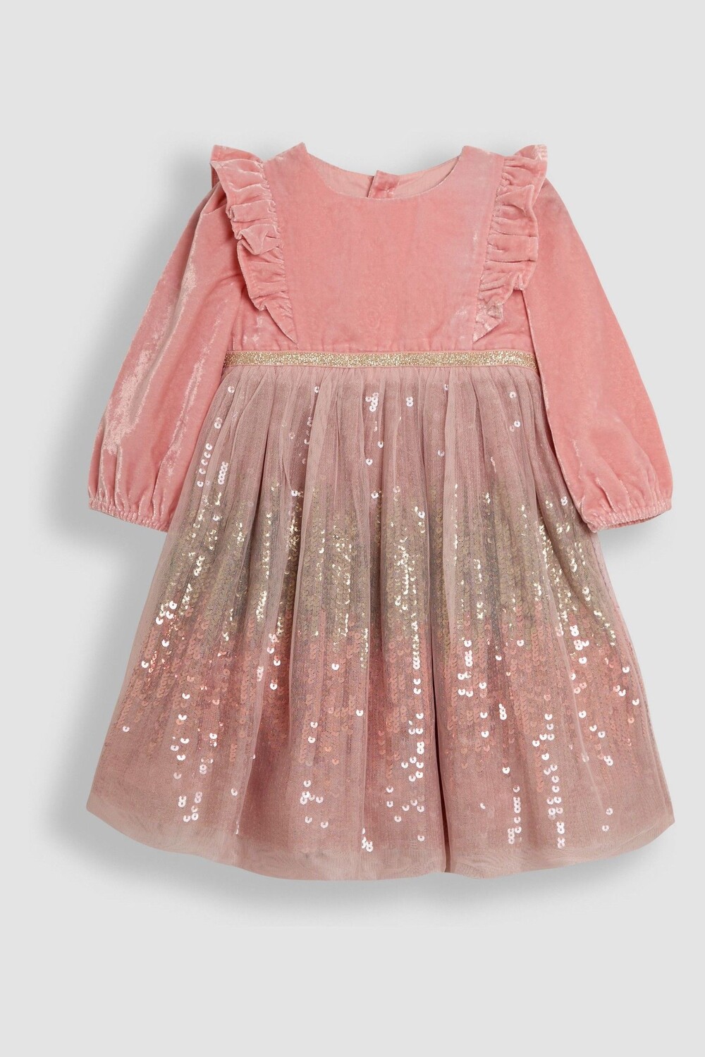 Платье для вечеринки с пайетками Jojo Maman Bébé, розовый
Платье для вечеринки с пайетками Jojo Maman Bébé, розовый