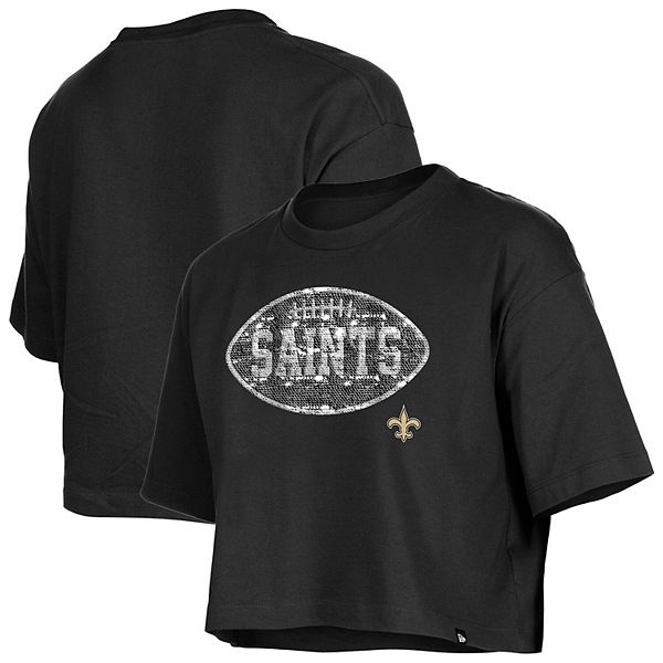 Черная футболка New Orleans Saints с пайетками New Era
Черная футболка New Orleans Saints с пайетками New Era