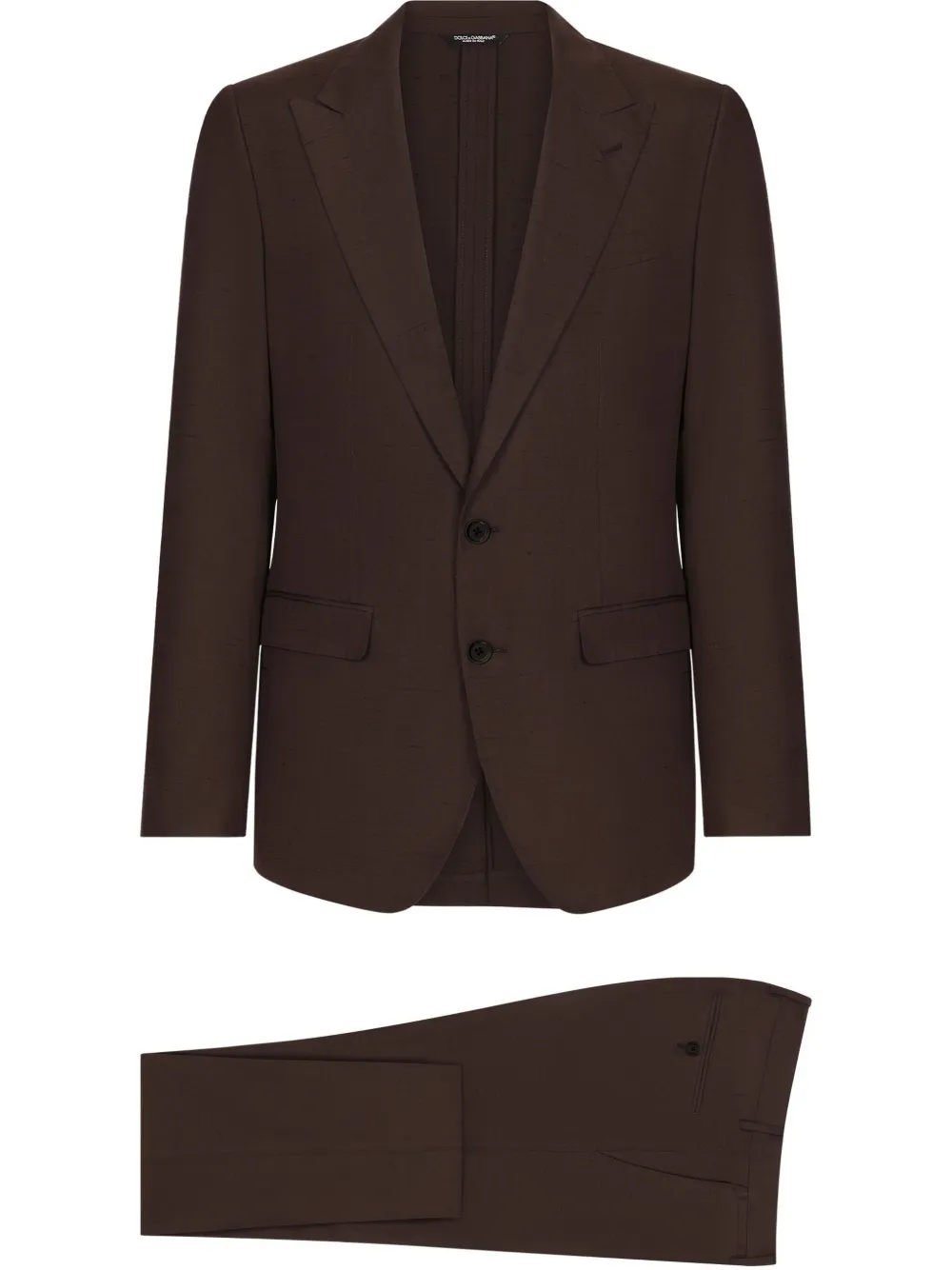 Костюм с однобортным пиджаком DOLCE & GABBANA, коричневый
Костюм с однобортным пиджаком DOLCE & GABBANA, коричневый
