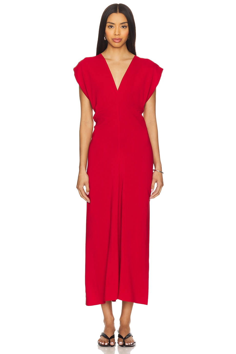 Платье с глубоким вырезом и драпировкой St. Agni, rosso
Платье с глубоким вырезом и драпировкой St. Agni, rosso