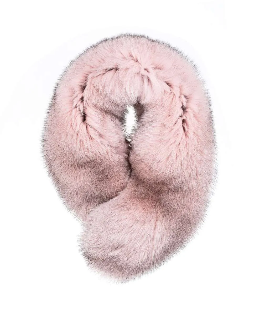 Шарф из розового меха лисы De la Roca, розовый
Шарф из розового меха лисы De la Roca, розовый