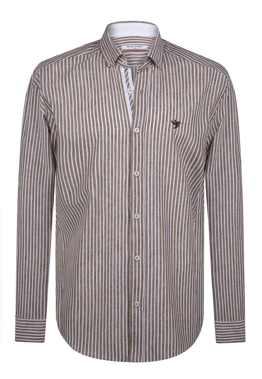 Рубашка обычного кроя на пуговицах Felix Hardy, коричневый
Рубашка обычного кроя на пуговицах Felix Hardy, коричневый