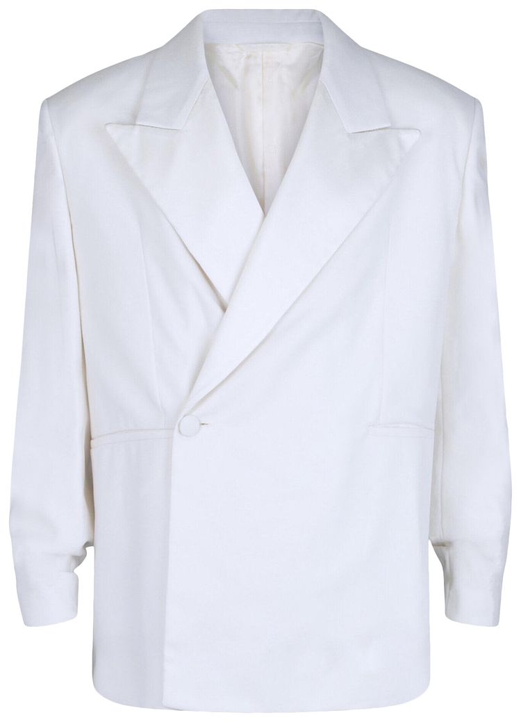 Блейзер Givenchy оверсайз с одной застежкой, белый
Блейзер Givenchy оверсайз с одной застежкой, белый