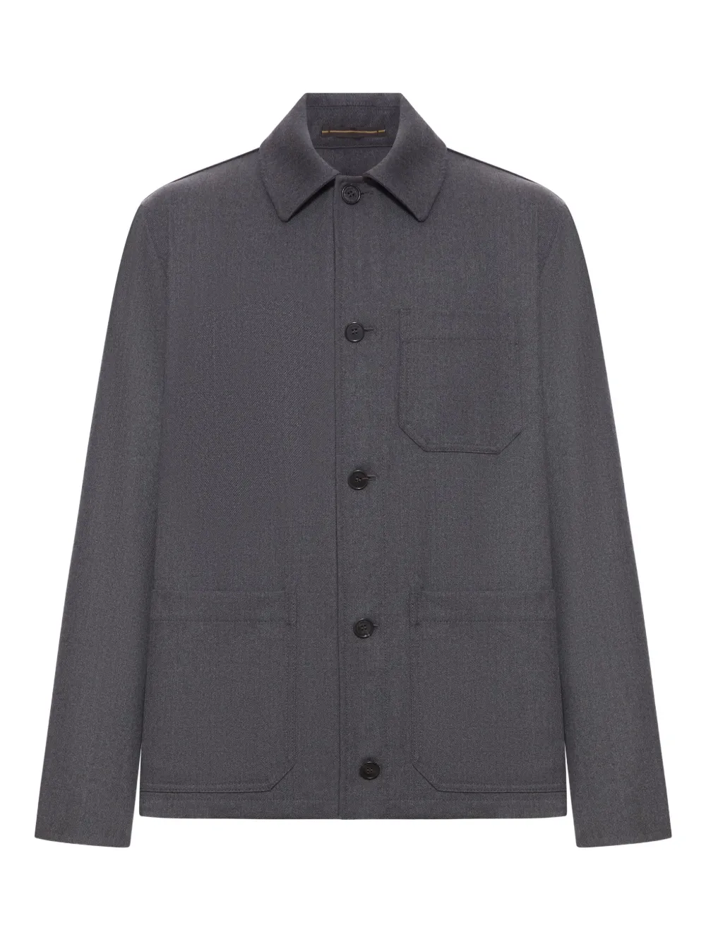 Шерстяной жакет на пуговицах Incotex, серый
Шерстяной жакет на пуговицах Incotex, серый