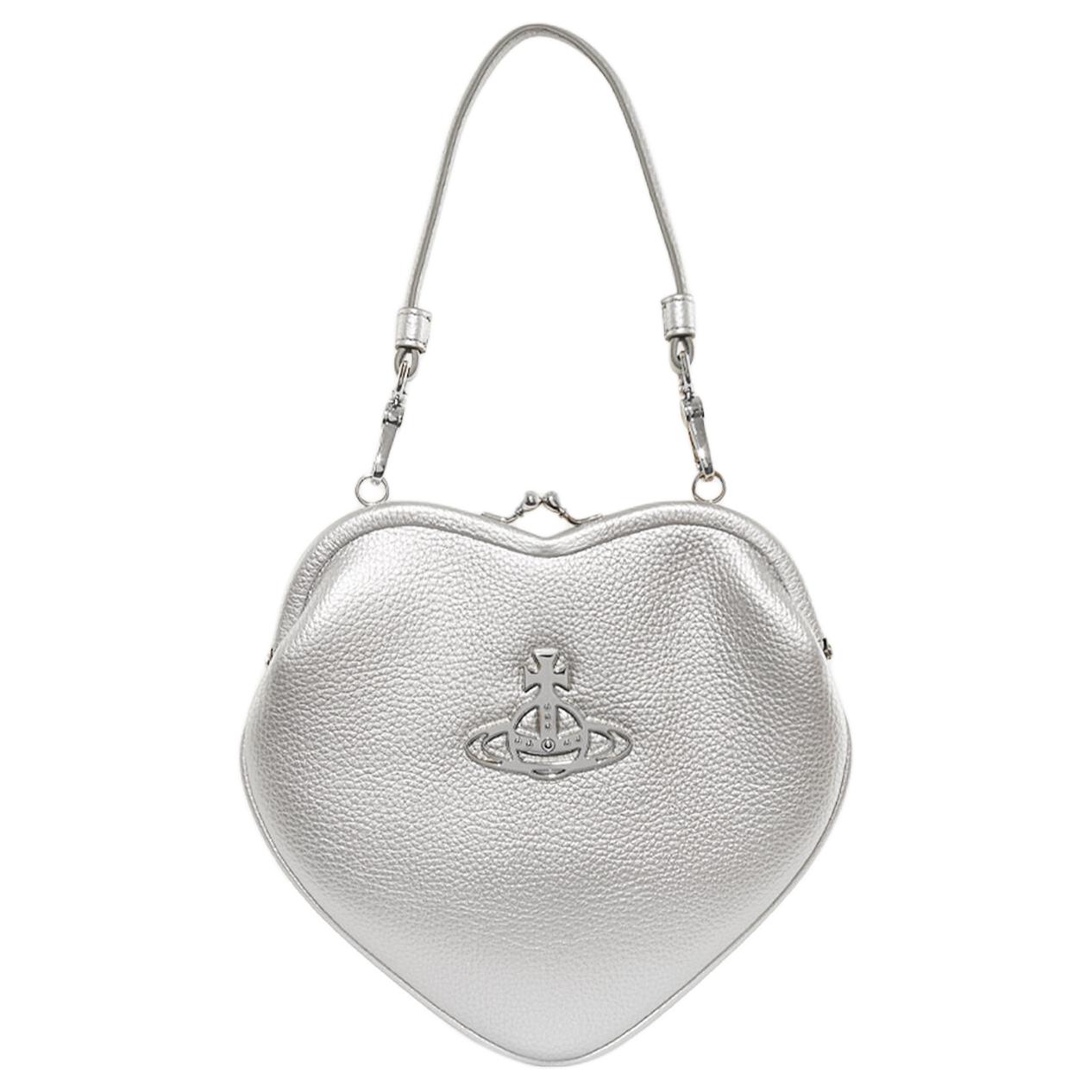 Vivienne Westwood Сердечко из переработанного полиуретана, серебристый кошелек-сумка через плечо для женщин
Vivienne Westwood Сердечко из переработанного полиуретана, серебристый кошелек-сумка через плечо для женщин