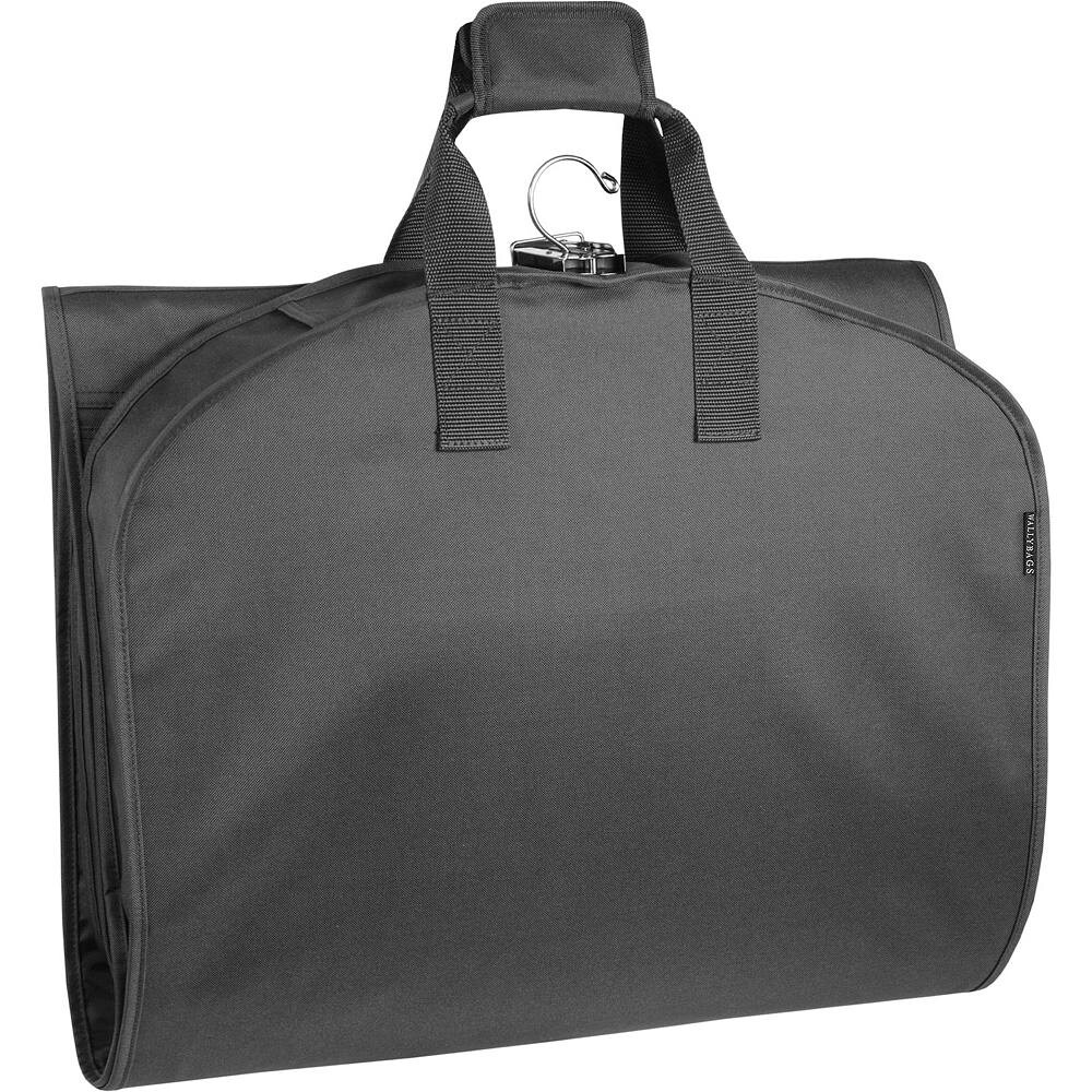 WallyBags Тройная дорожная сумка для одежды премиум-класса длиной 60 дюймов с внешним карманом, черный
WallyBags Тройная дорожная сумка для одежды премиум-класса длиной 60 дюймов с внешним карманом, черный
