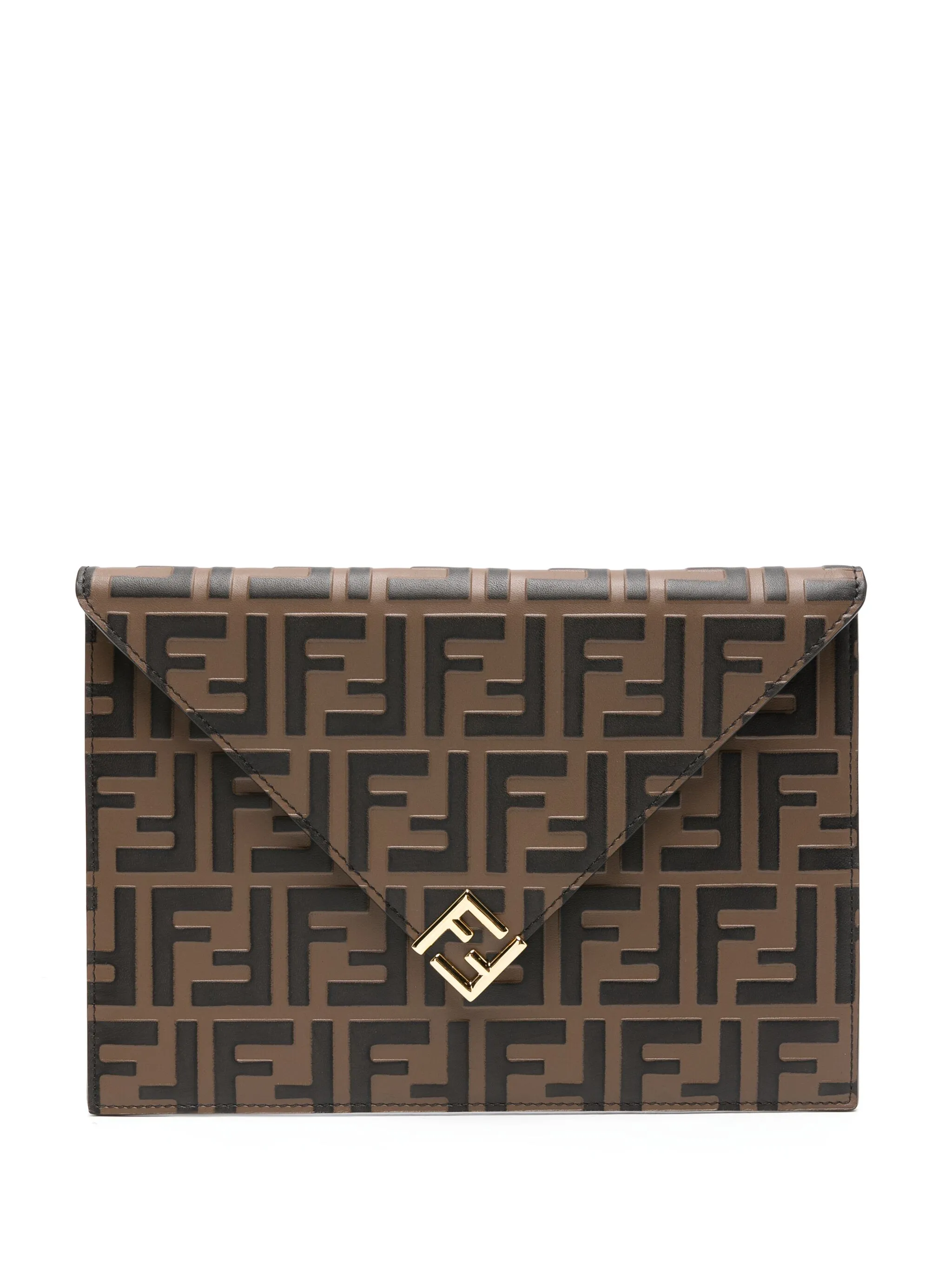 Клатч с логотипом FF Fendi, коричневый
Клатч с логотипом FF Fendi, коричневый