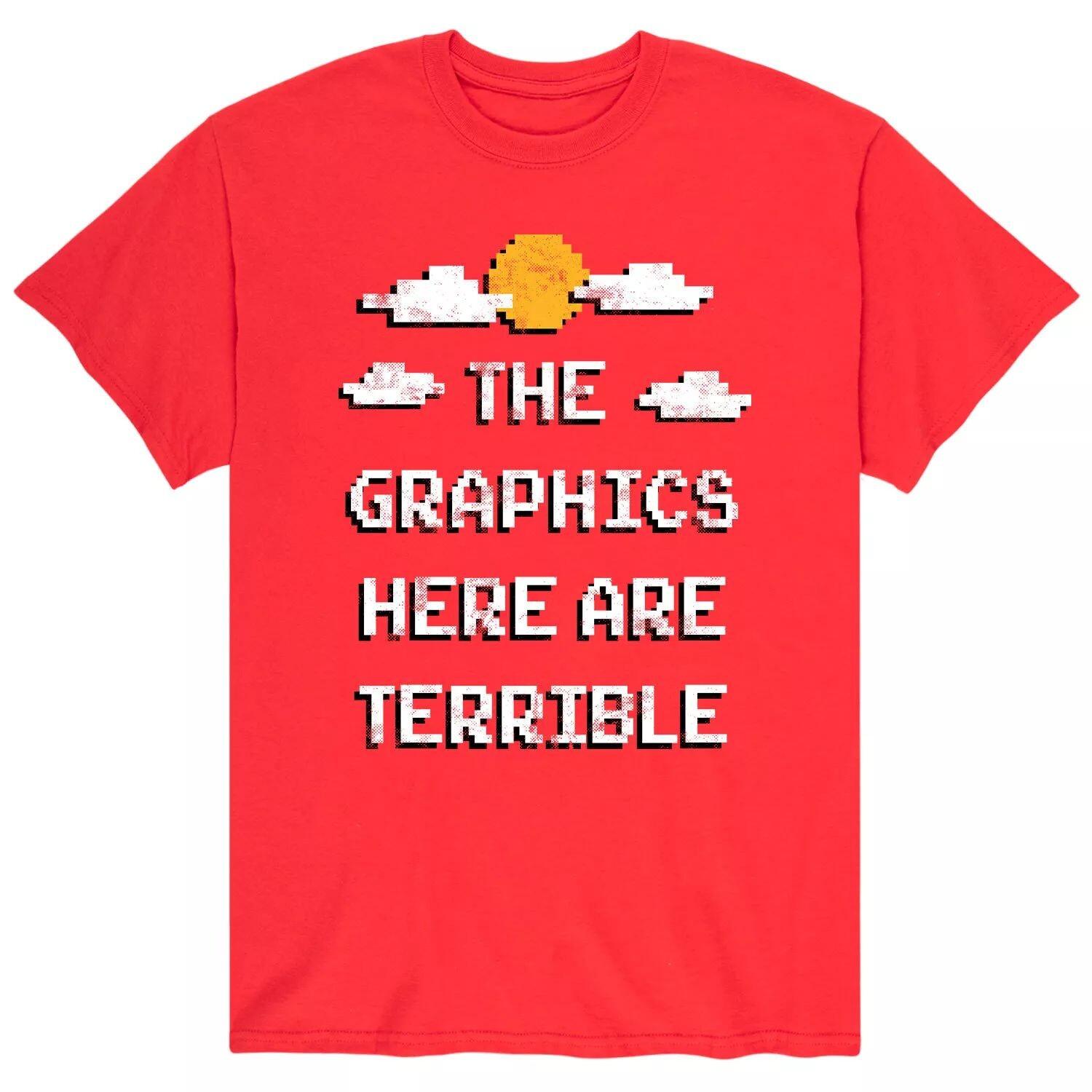 Мужская футболка с графикой здесь ужасная Licensed Character
Мужская футболка с графикой здесь ужасная Licensed Character