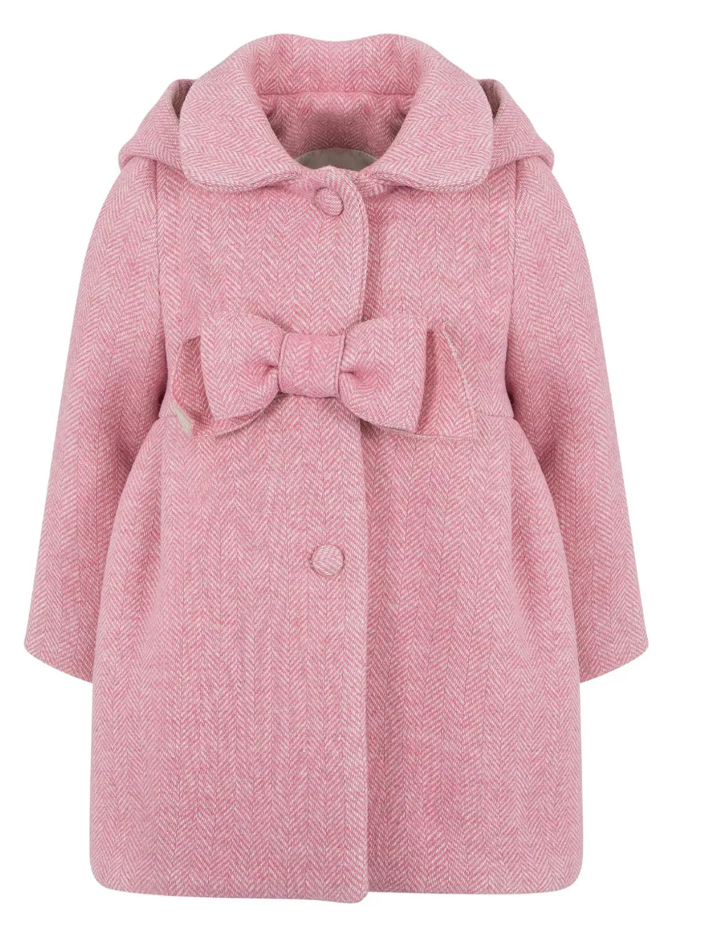 Двубортное пальто с бантом Lapin House, розовый
Двубортное пальто с бантом Lapin House, розовый