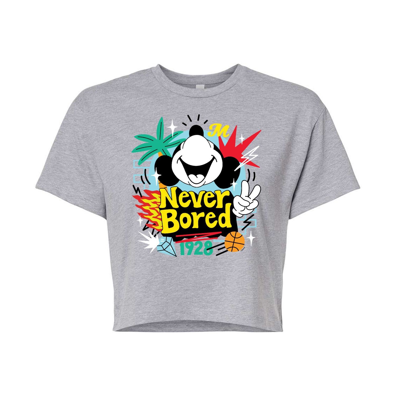 Укороченная футболка с рисунком «Микки никогда не скучно» Disney's Mickey Mouse Juniors Licensed Character
Укороченная футболка с рисунком «Микки никогда не скучно» Disney's Mickey Mouse Juniors Licensed Character