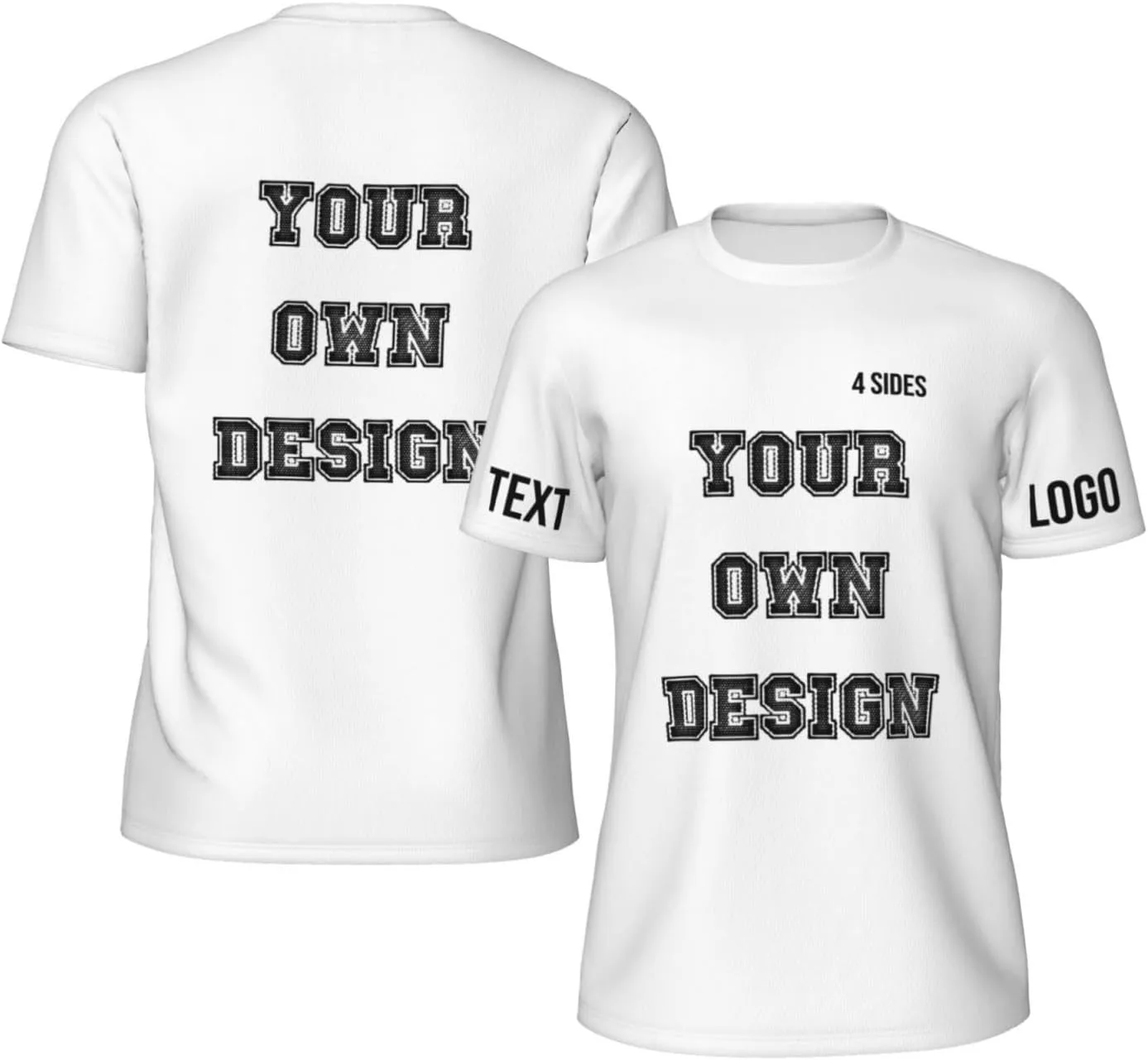 Футболка Custom с принтом на 4 сторонах, мужская, с логотипом
Футболка Custom с принтом на 4 сторонах, мужская, с логотипом