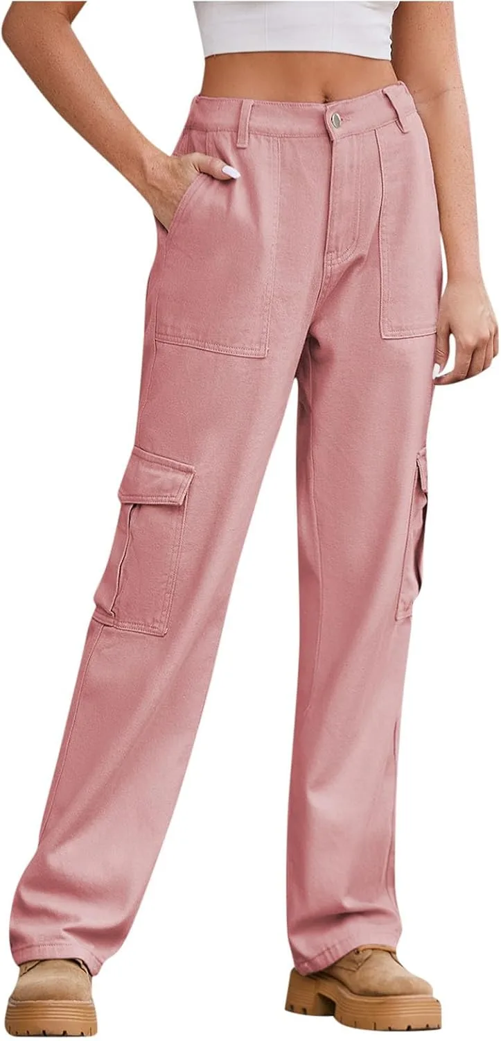 Cargo джинсы женские High Waisted Casual Straight Wide Leg
Cargo джинсы женские High Waisted Casual Straight Wide Leg