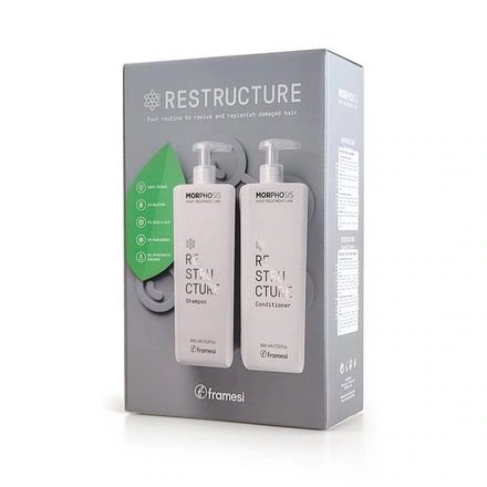 Framesi, набор Morphosis Restructure Vegano, 2x1000 мл 
Framesi, набор Morphosis Restructure Vegano, 2x1000 мл