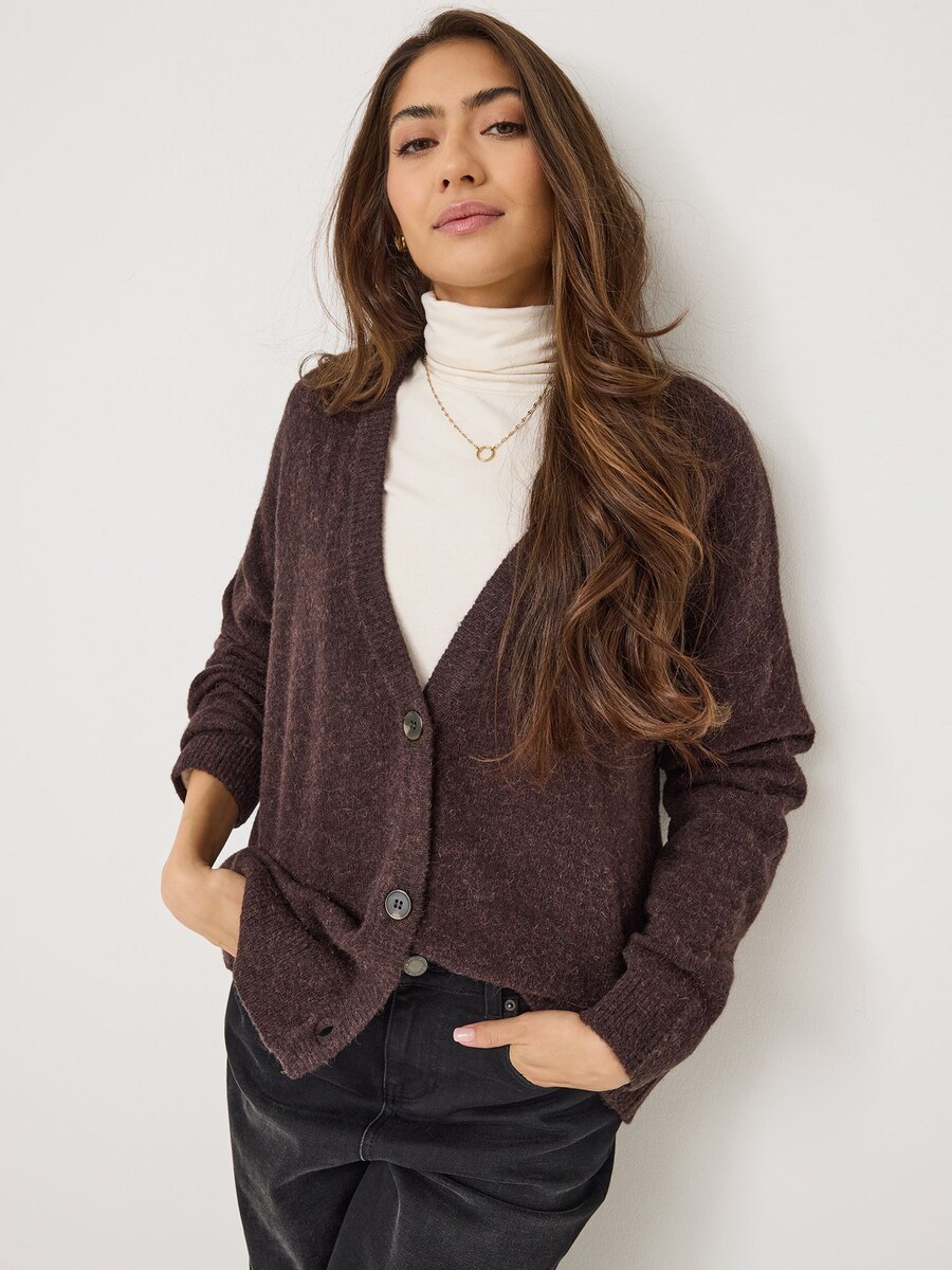 Вязаный кардиган Tamaris, Aubergine
Вязаный кардиган Tamaris, Aubergine