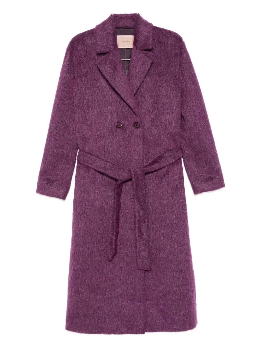 Двубортное пальто с поясом TWINSET, фиолетовый
Двубортное пальто с поясом TWINSET, фиолетовый
