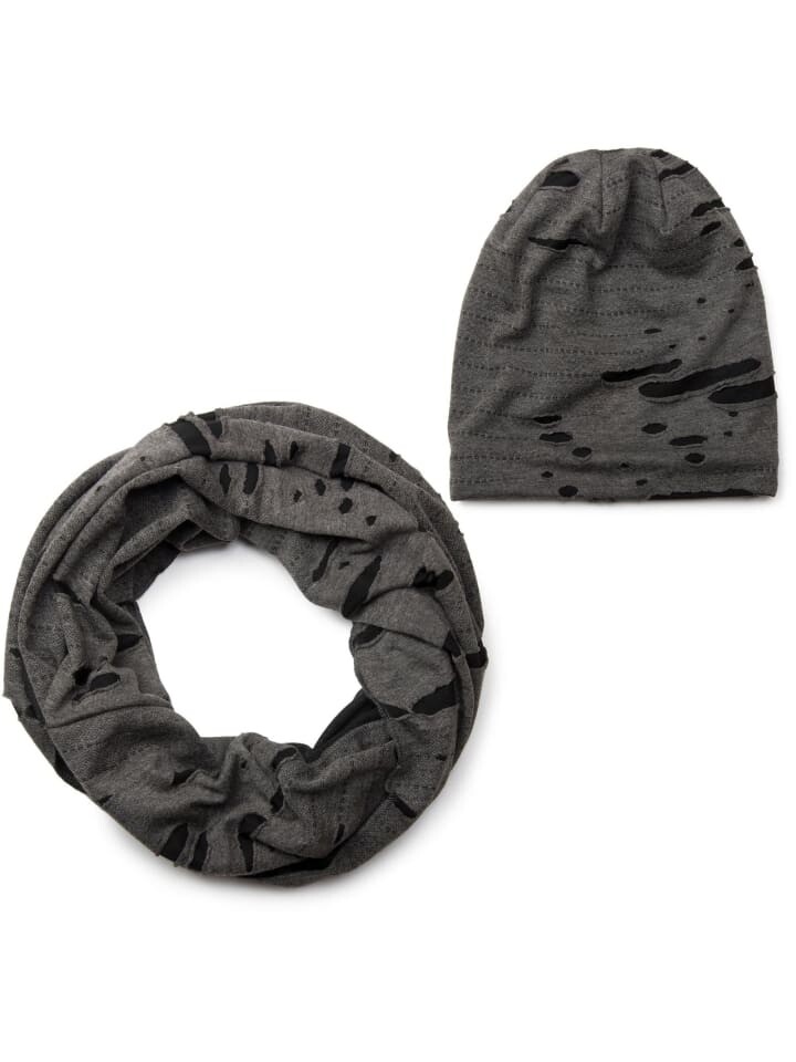 Шарф styleBREAKER, темно-серый
Шарф styleBREAKER, темно-серый