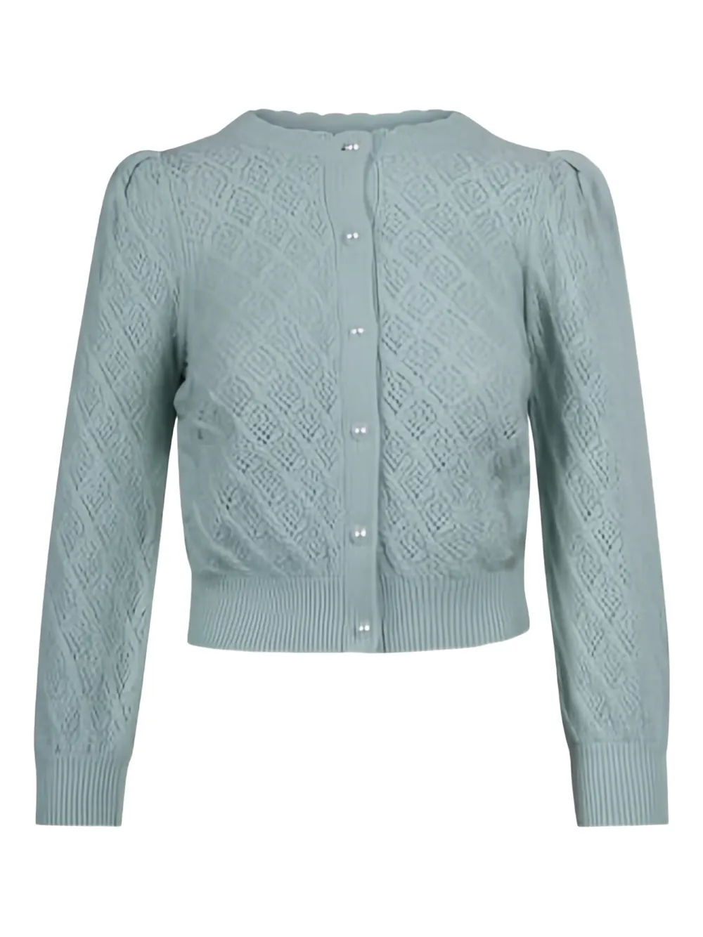 Кардиган Doris из кашемира с ажурной вязкой и рукавами-фонариками Alice + Olivia, синий
Кардиган Doris из кашемира с ажурной вязкой и рукавами-фонариками Alice + Olivia, синий