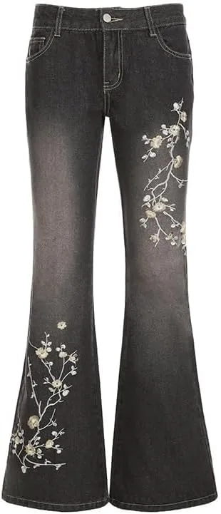 Женские джинсы Bell Bottom с вышивкой Y2k Pooyikoi
Женские джинсы Bell Bottom с вышивкой Y2k Pooyikoi