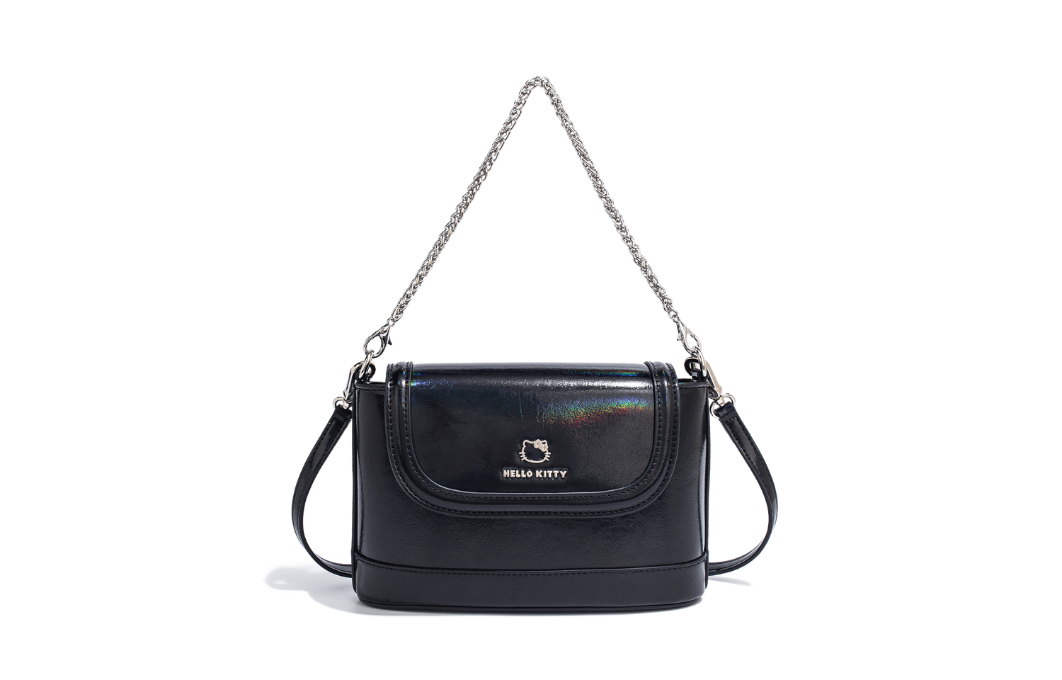 Sanrio Сумка через плечо Hello Kitty из полиуретана женская разноцветная, Black
Sanrio Сумка через плечо Hello Kitty из полиуретана женская разноцветная, Black