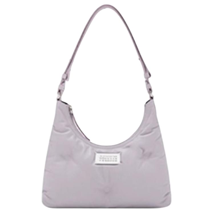 Maison Margiela Гламурная кожаная сумка хобо через плечо малая женская светло-фиолетовая
Maison Margiela Гламурная кожаная сумка хобо через плечо малая женская светло-фиолетовая