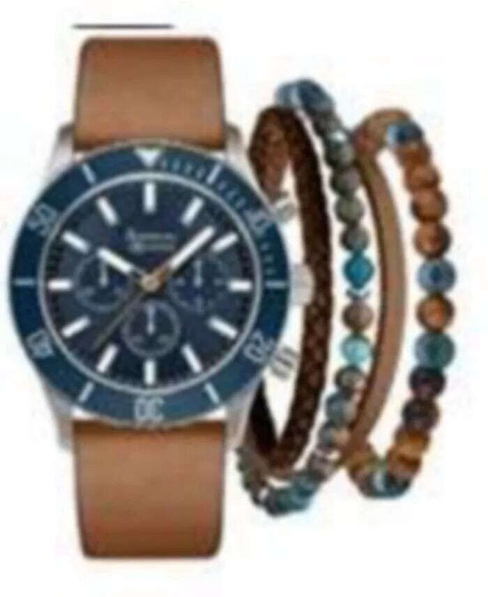 Мужские кварцевые часы с коричневым полиуретановым ремешком, 43 мм American Exchange
Мужские кварцевые часы с коричневым полиуретановым ремешком, 43 мм American Exchange