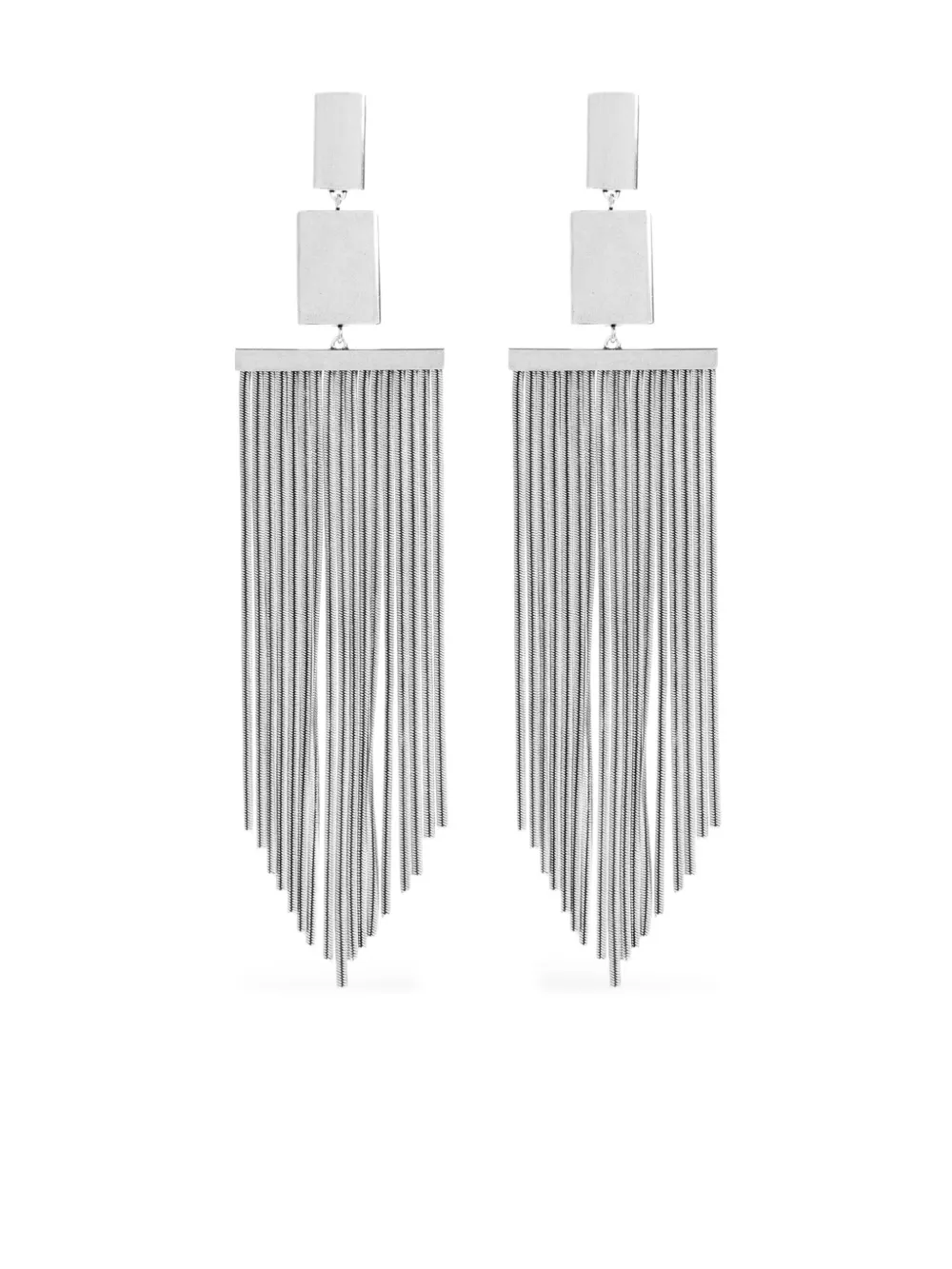 Квадратные серьги с бахромой Isabel Marant, серебристый
Квадратные серьги с бахромой Isabel Marant, серебристый