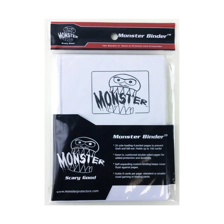 Monster Binder — 4 карманных страницы, матовый белый, Monster Binder & Accessories
Monster Binder — 4 карманных страницы, матовый белый, Monster Binder & Accessories