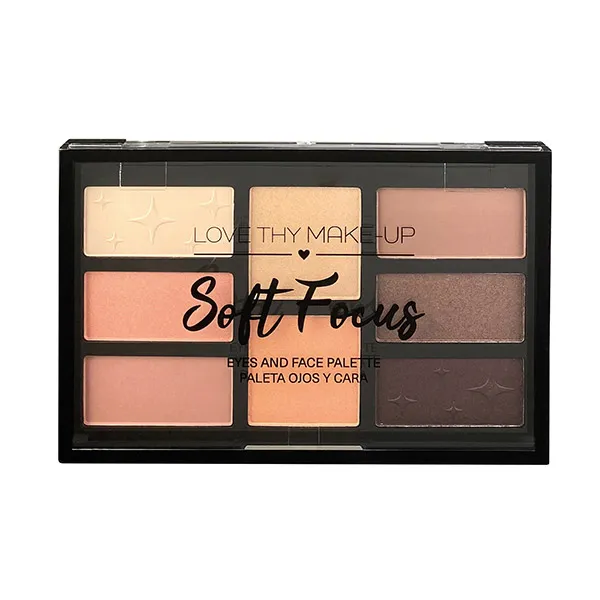 Палитра теней для глаз и лица Soft Focus Love Thy Make-Up, 1 UD
Палитра теней для глаз и лица Soft Focus Love Thy Make-Up, 1 UD