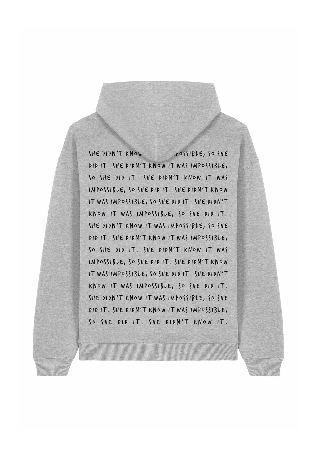 Толстовка с капюшоном SHE DIDNT KNOW IT WAS IMPOSSIBLE - Sweatshirt Mira Paris, пятнистый серый
Толстовка с капюшоном SHE DIDNT KNOW IT WAS IMPOSSIBLE - Sweatshirt Mira Paris, пятнистый серый