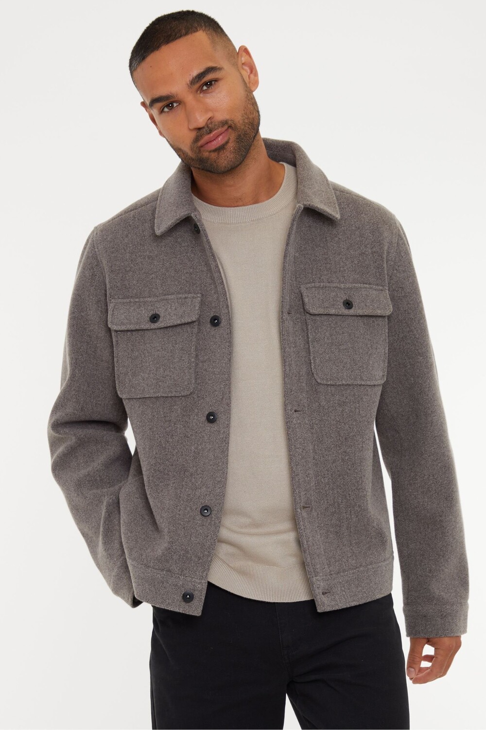 Кофта с начесом и застежкой на пуговицы Threadbare, коричневый
Кофта с начесом и застежкой на пуговицы Threadbare, коричневый