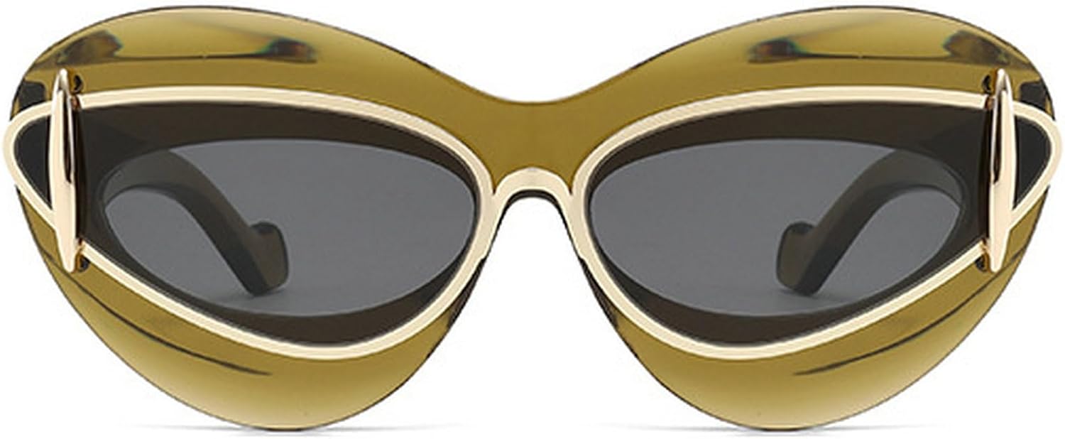 Сексуальные солнцезащитные очки в стиле панк Y2K «кошачий глаз» для женщин, 2024 год, роскошные винтажные солнцезащитные очки в ретро-стиле с двойной оправой, защита от УФ-излучения UV400 mincl, Clear Green
Сексуальные солнцезащитные очки в стиле панк Y2K «кошачий глаз» для женщин, 2024 год, роскошные винтажные солнцезащитные очки в ретро-стиле с двойной оправой, защита от УФ-излучения UV400 mincl, Clear Green