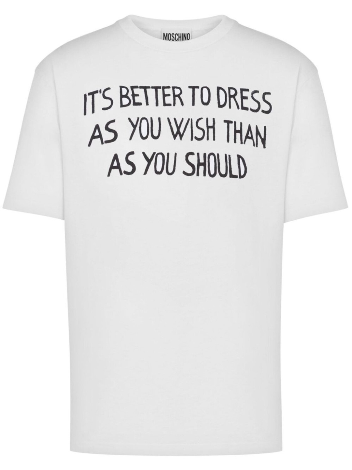 Футболка с принтом-лозунгом Moschino, белый
Футболка с принтом-лозунгом Moschino, белый