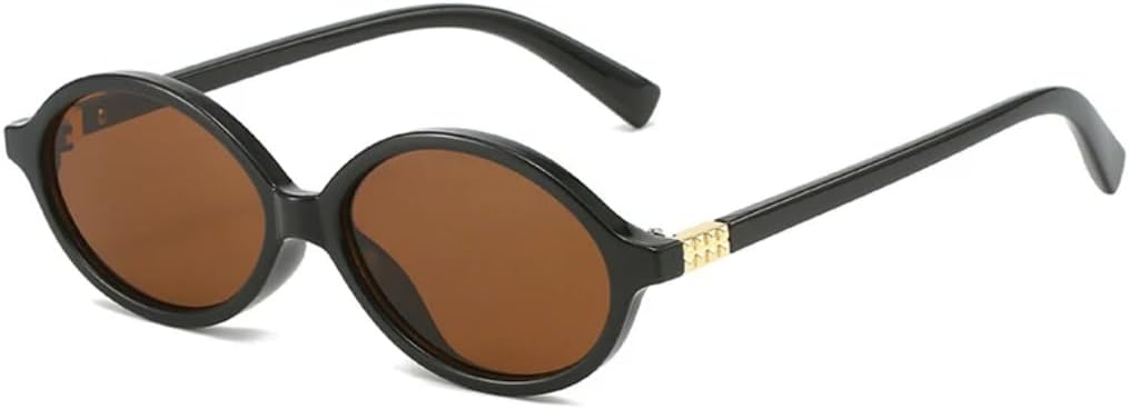 Модные маленькие овальные солнцезащитные очки для женщин, защита от УФ-излучения UV400, винтажные, с прозрачными линзами цвета океана, для мужчин, в стиле панк UUPTTPL, Black Brown
Модные маленькие овальные солнцезащитные очки для женщин, защита от УФ-излучения UV400, винтажные, с прозрачными линзами цвета океана, для мужчин, в стиле панк UUPTTPL, Black Brown