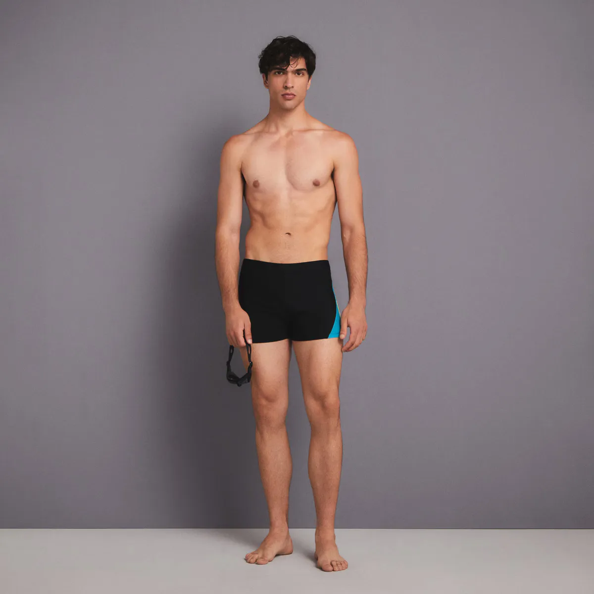 Мужской боксерский купальник Boomerang, чёрный 
Мужской боксерский купальник Boomerang, чёрный